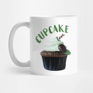 Cupcake Love Mint Chocolate Cupcake Mug